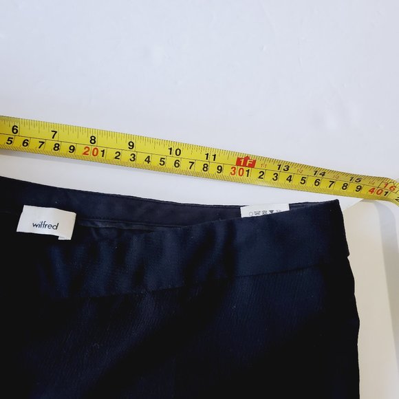 ARITZIA WILFRED Pleated Cropped Straight Leg Pants - Picture 6 of 7